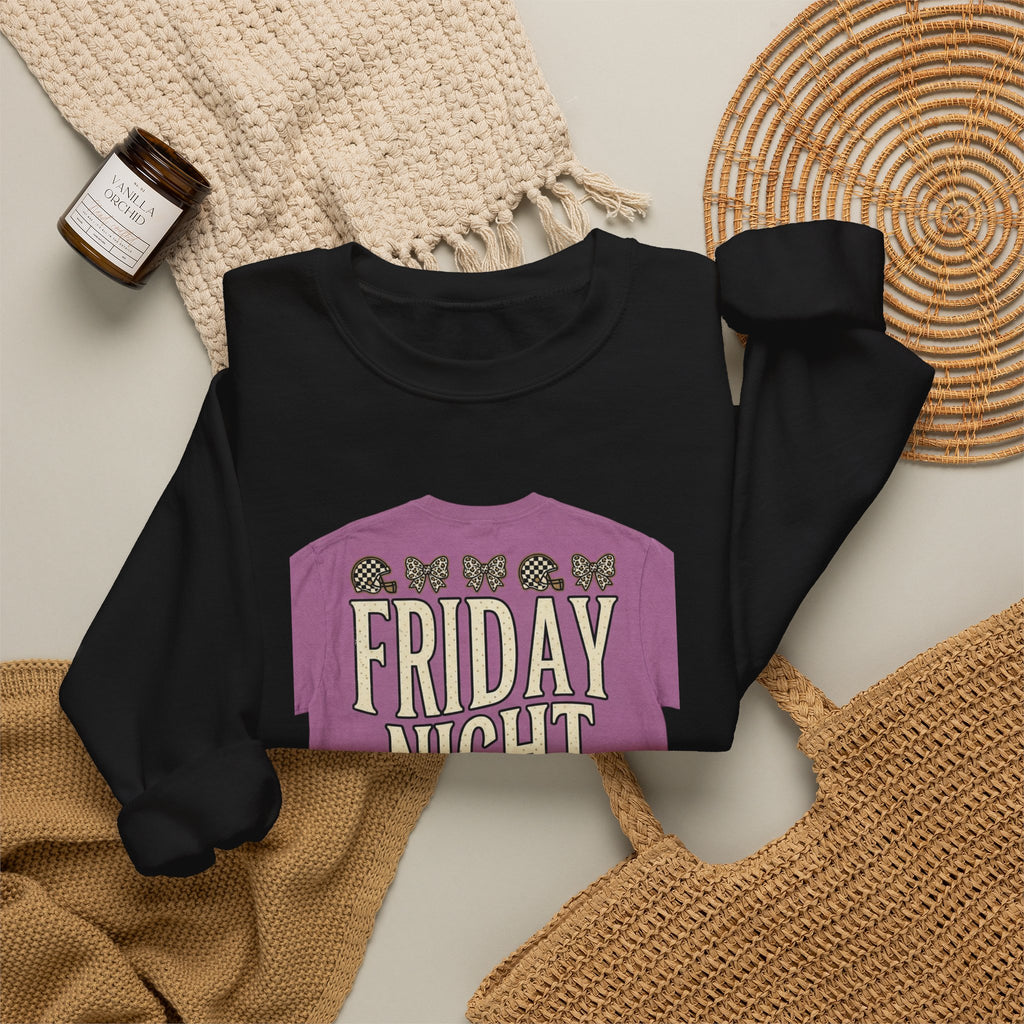Friday Night Football Crewneck Sweatshirt | Football Season Tee