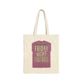 Friday Night Football Tote | Canvas Stadium Bag, High School Game Day