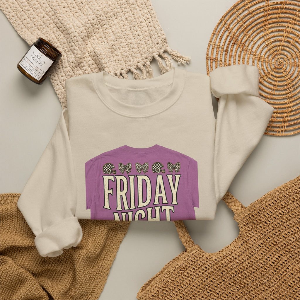 Friday Night Football Crewneck Sweatshirt | Football Season Tee