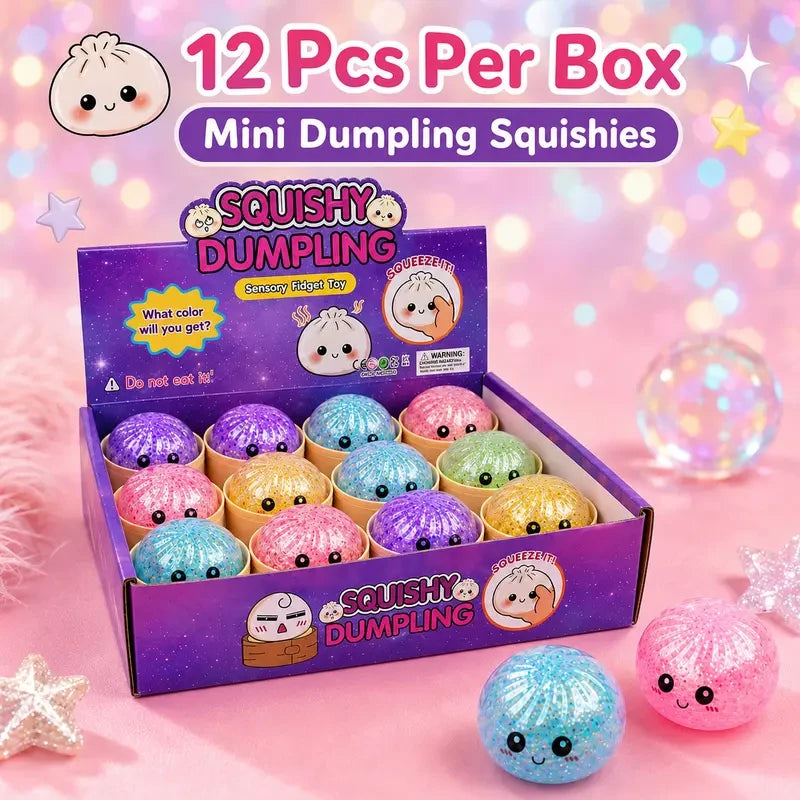 Mini Dumpling Squishy Party Favors