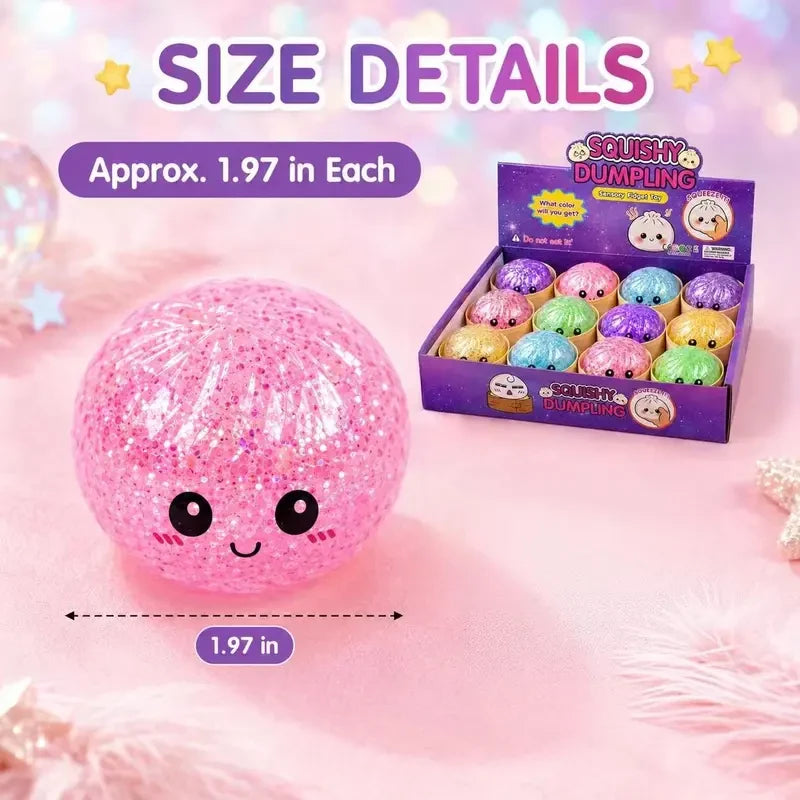 Mini Dumpling Squishy Party Favors