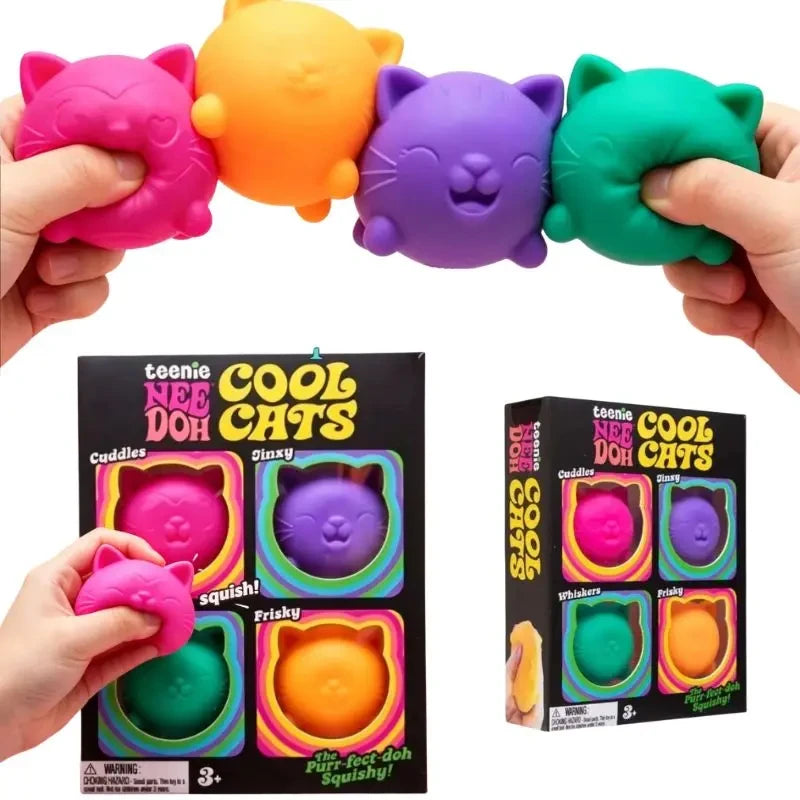 Mini Ice Cube Squishy Toy Set