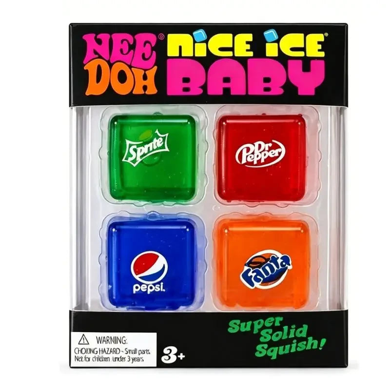 Mini Ice Cube Squishy Toy Set