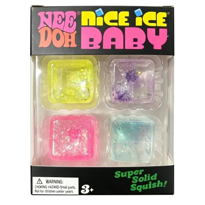 Mini Ice Cube Squishy Toy Set