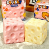Squishy Cheese Block Fidget Toy