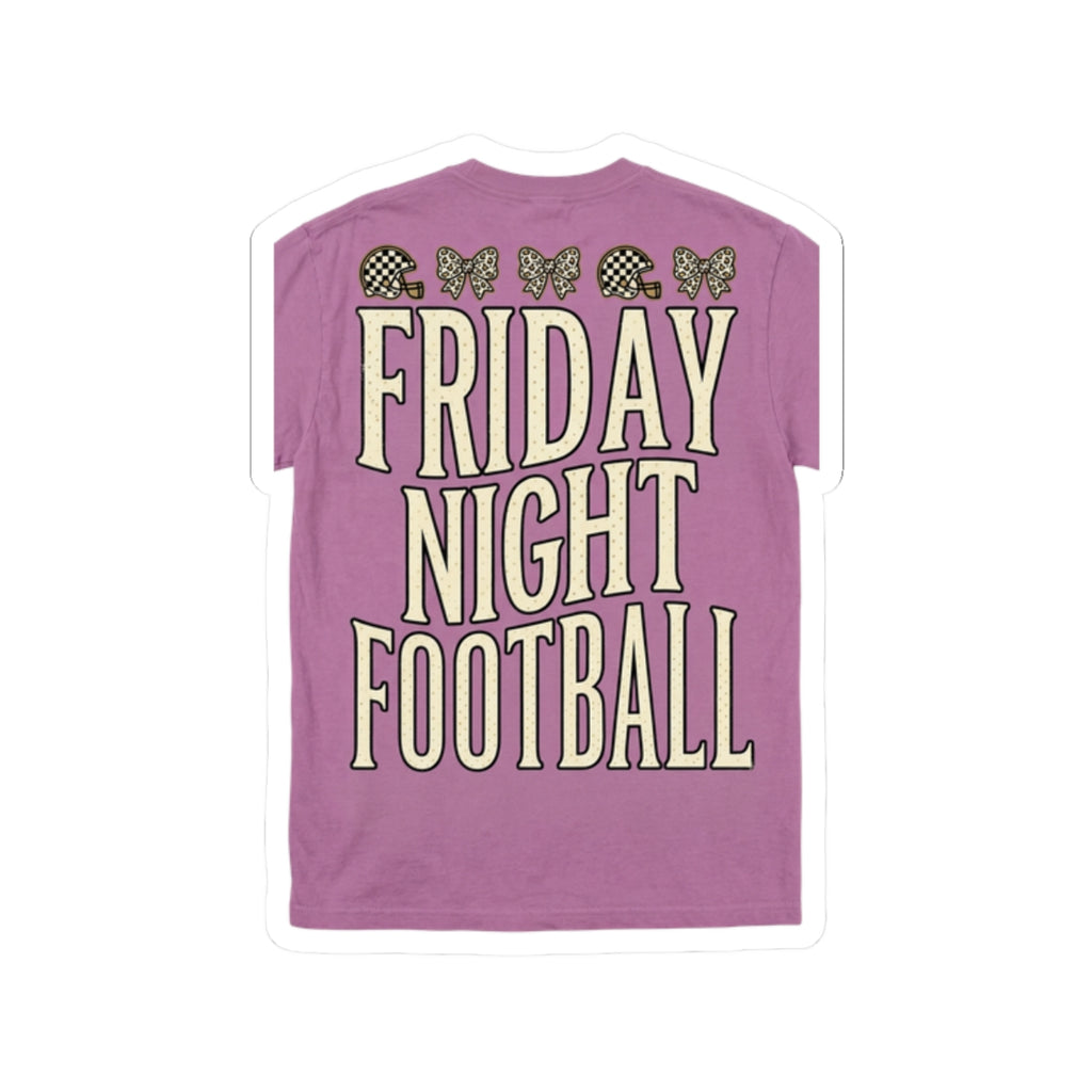 Friday Night Football Sticker | Kiss-Cut, Football Season, Tailgate Decal