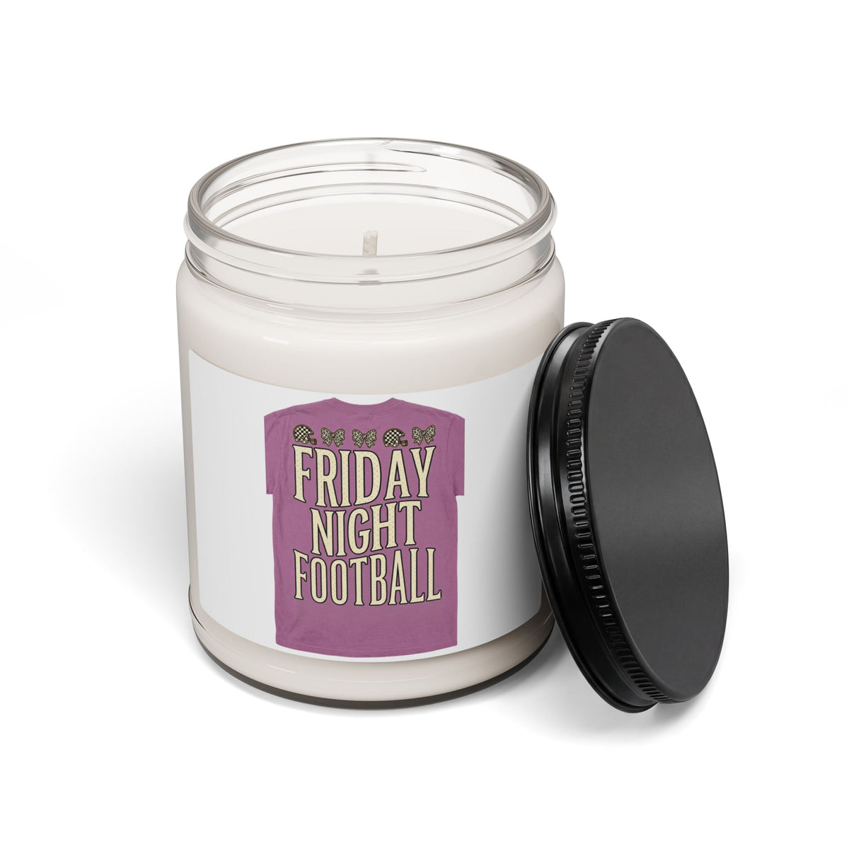 Friday Night Football Candle | Soy Jar, Football Season Decor