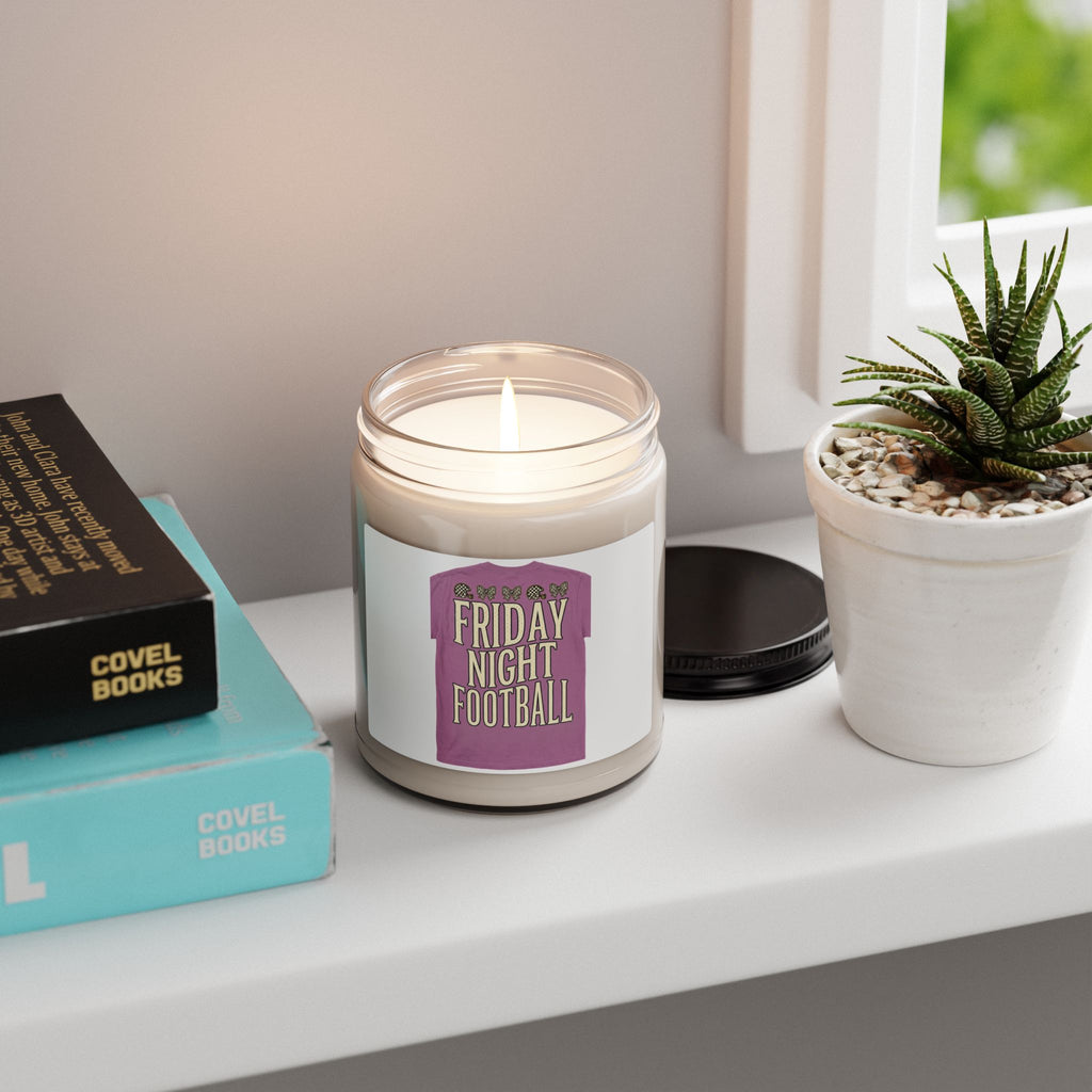 Friday Night Football Candle | Soy Jar, Football Season Decor