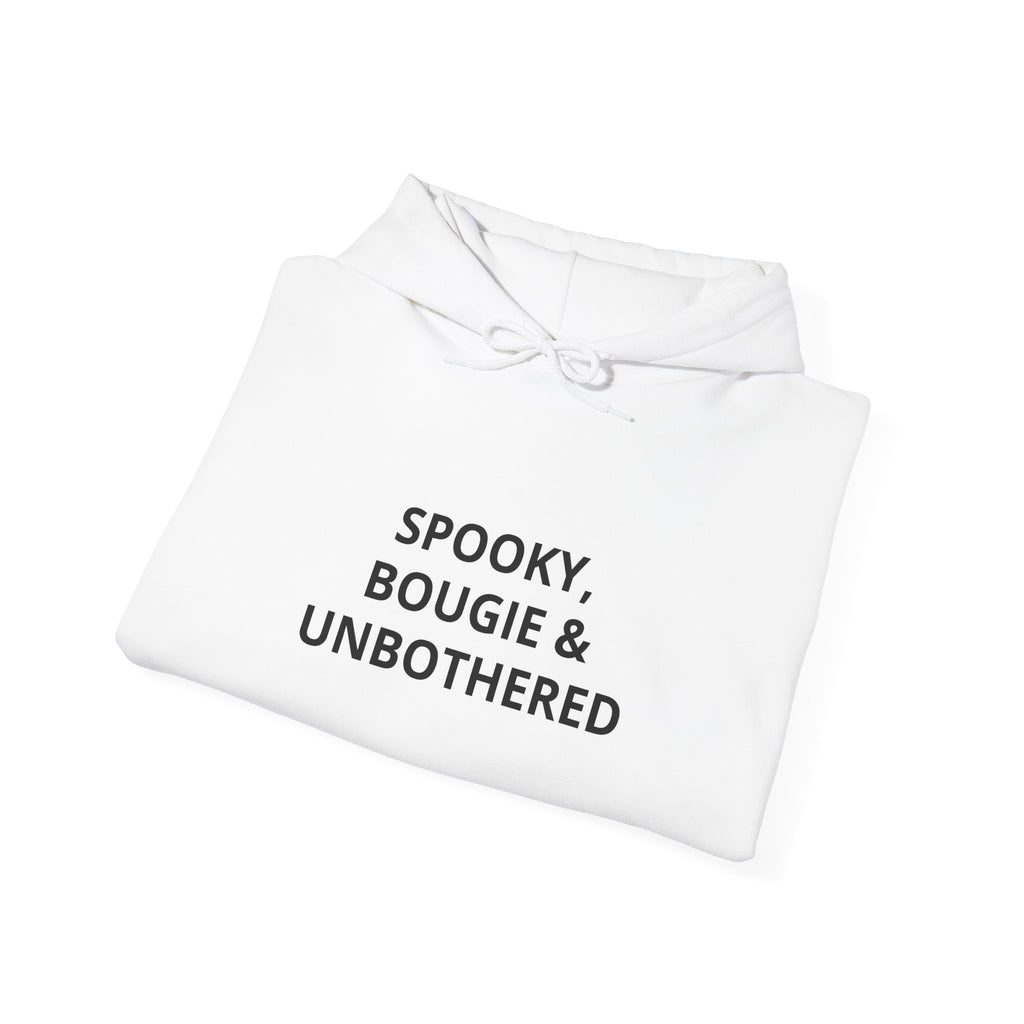 Spooky, Bougie & Unbothered Hoodie — Haunted Mansion Halloween Sweatshirt