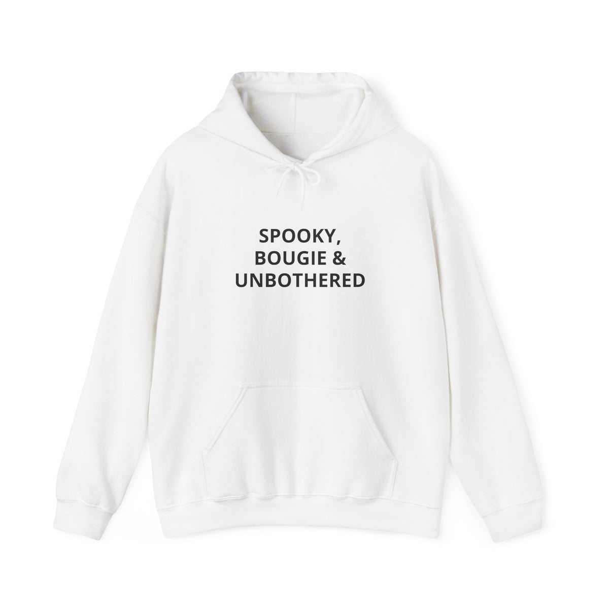 Spooky, Bougie & Unbothered Hoodie — Haunted Mansion Halloween Sweatshirt