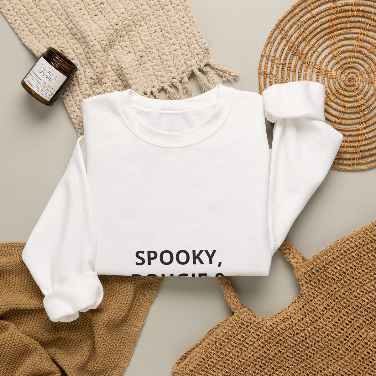 Spooky, Bougie & Unbothered Sweatshirt